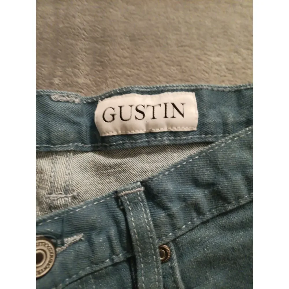 Gustin Selvedge California Skinny Jeans Mens 32W x 32L Button Fly